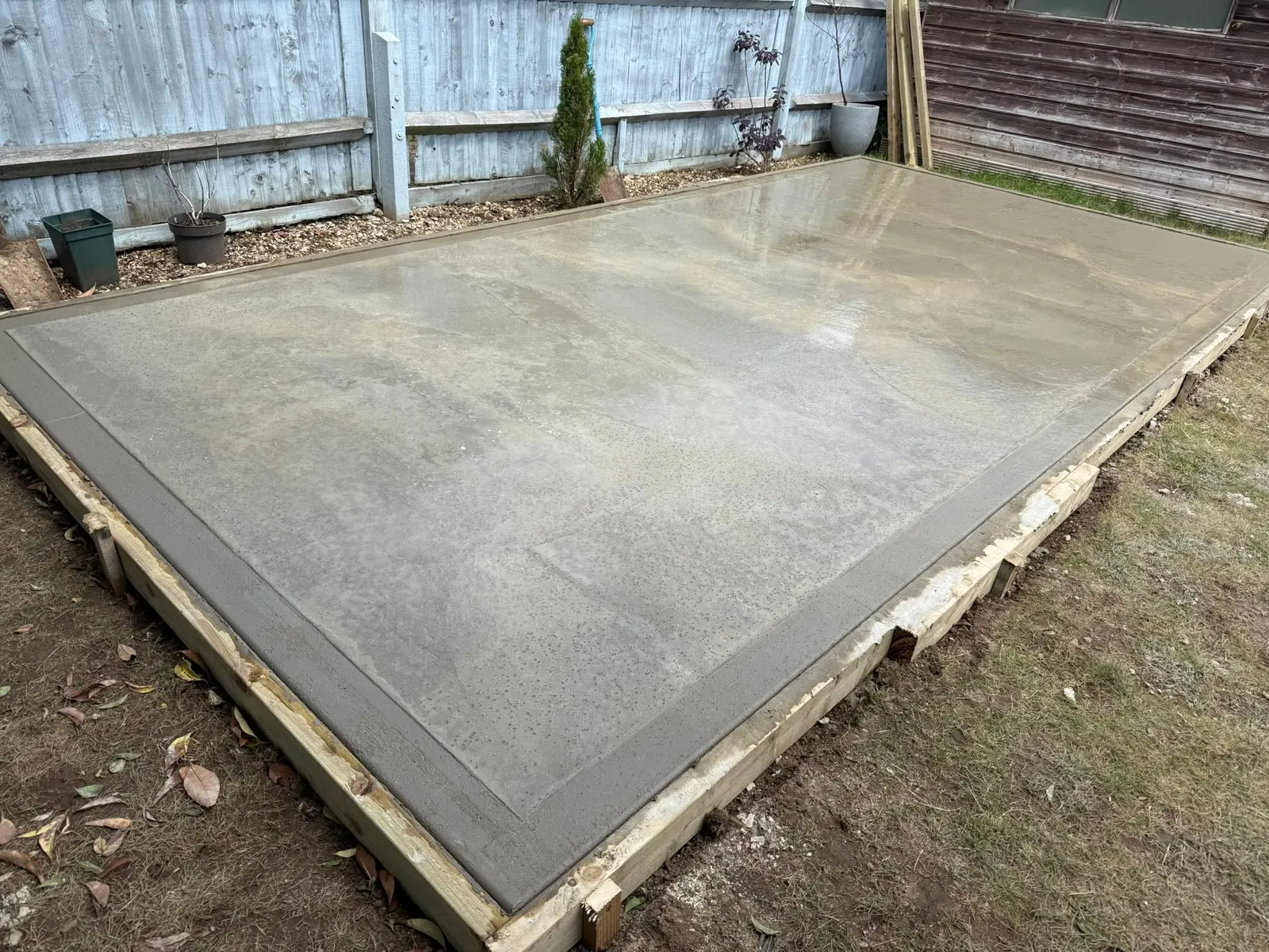 Garden Room Concrete Base — Epsom