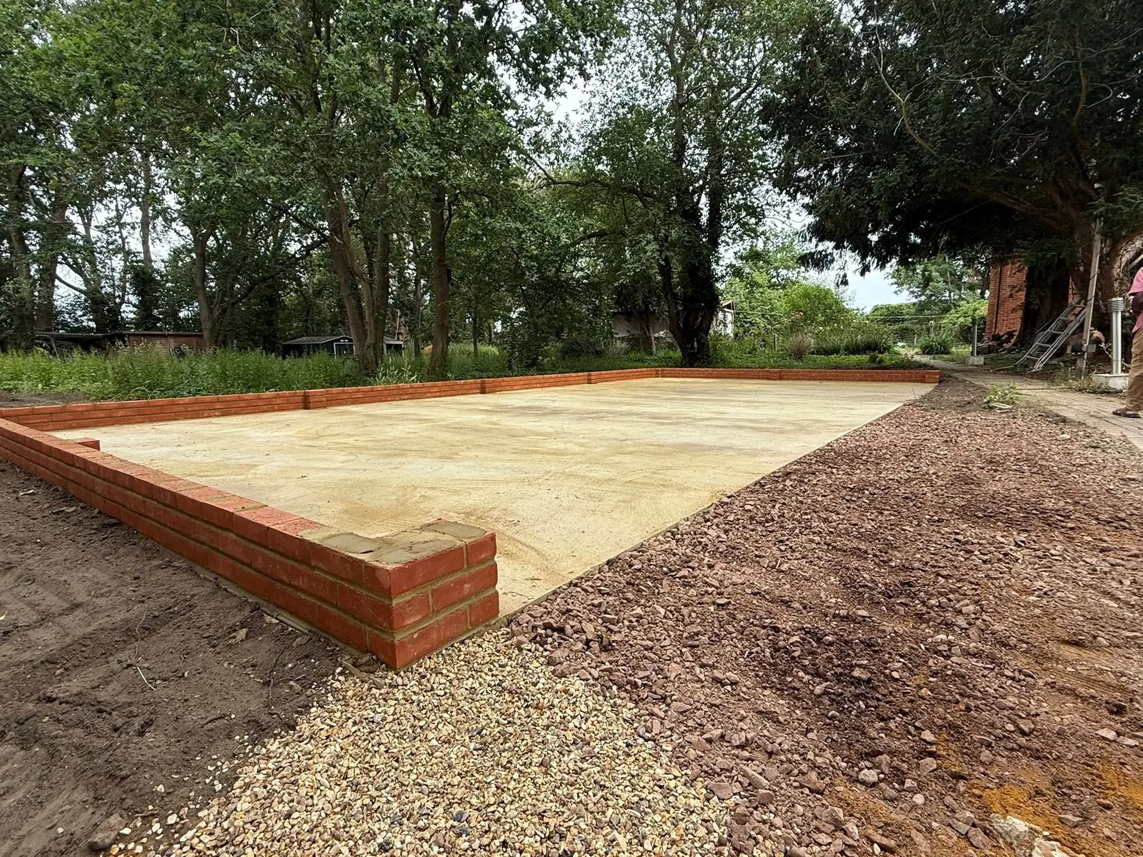 Reinforced Base for Oak Carport image 2
