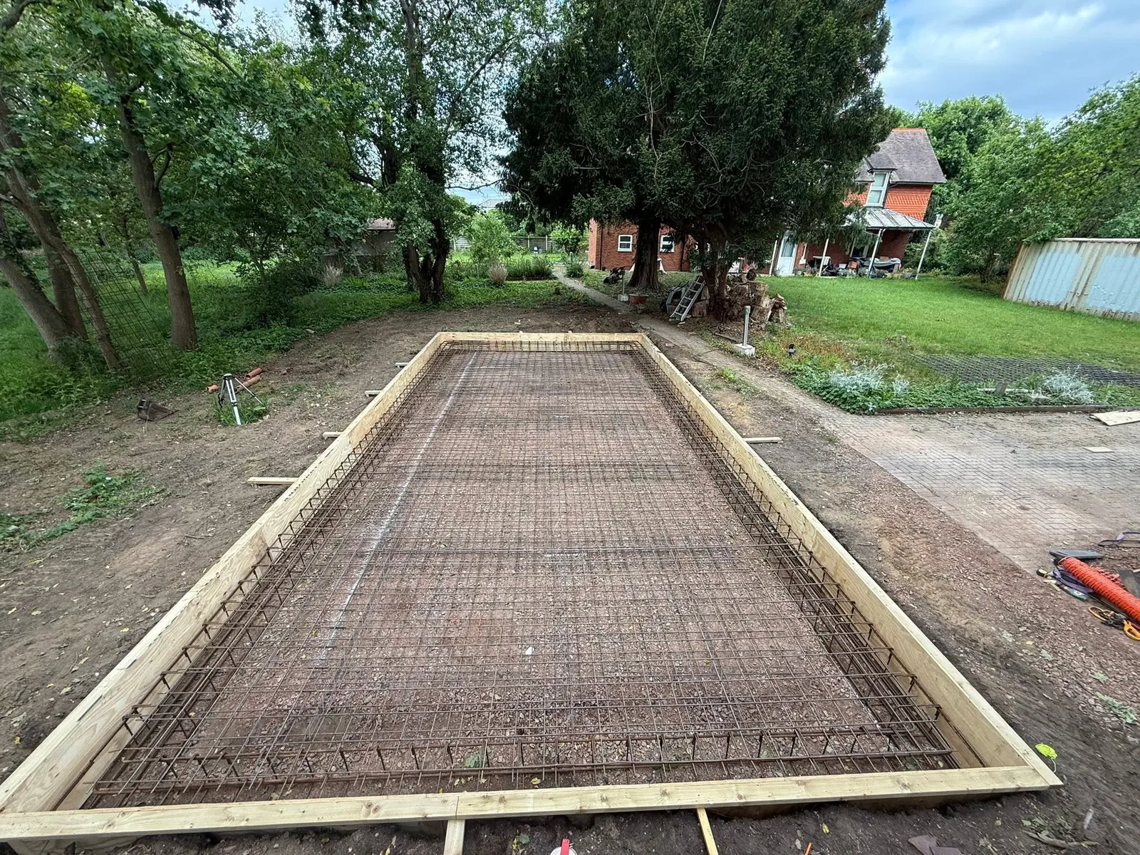 Reinforced Base for Oak Carport image 6
